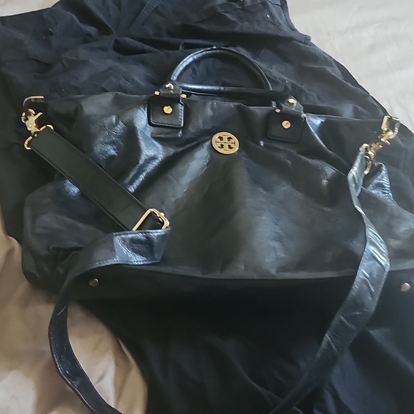 Torry burch black leather shoulder bag - Picture 13 of 17